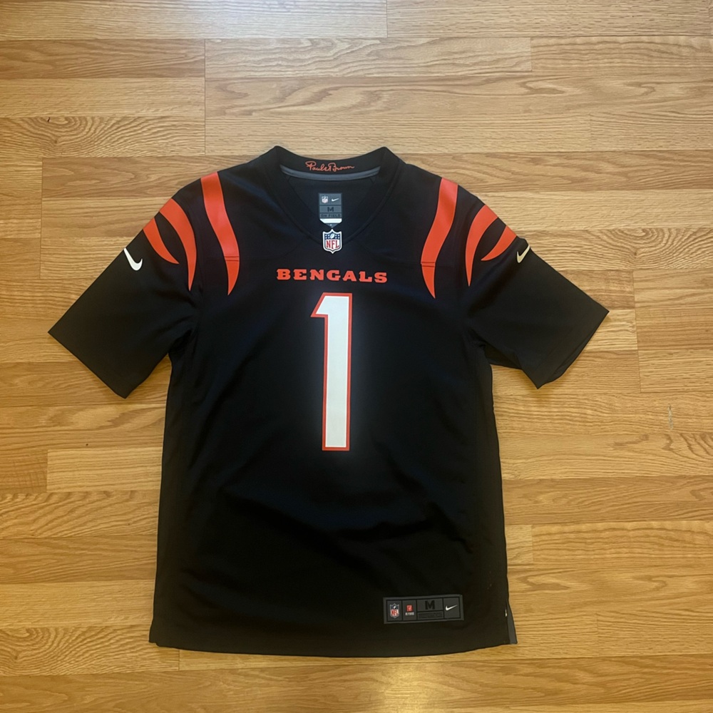 Nike Jamarr Chase Cincinnati Bengals Jersey, Black, Medium